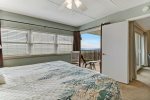 Oceanfront balcony access from master bedroom. 